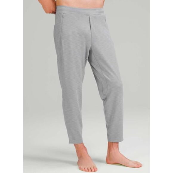 Lululemon Men's Balancer Pant 27" Everlux Size XXL Heathered Rhino Grey - Picture 8 of 9